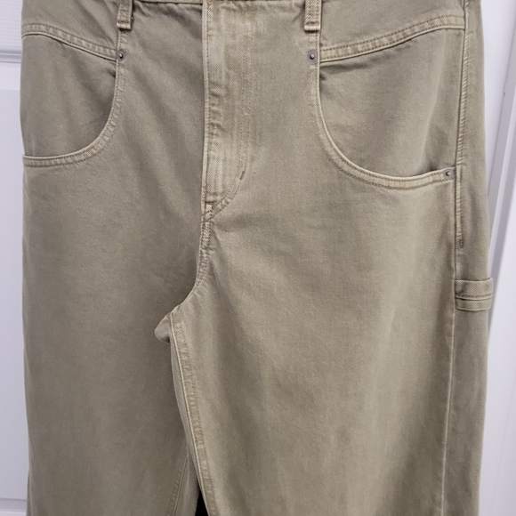 Surplus Relaxed Straight Jean 30 Regular/Surplus Olive Green Banana and Republic - Picture 4 of 4